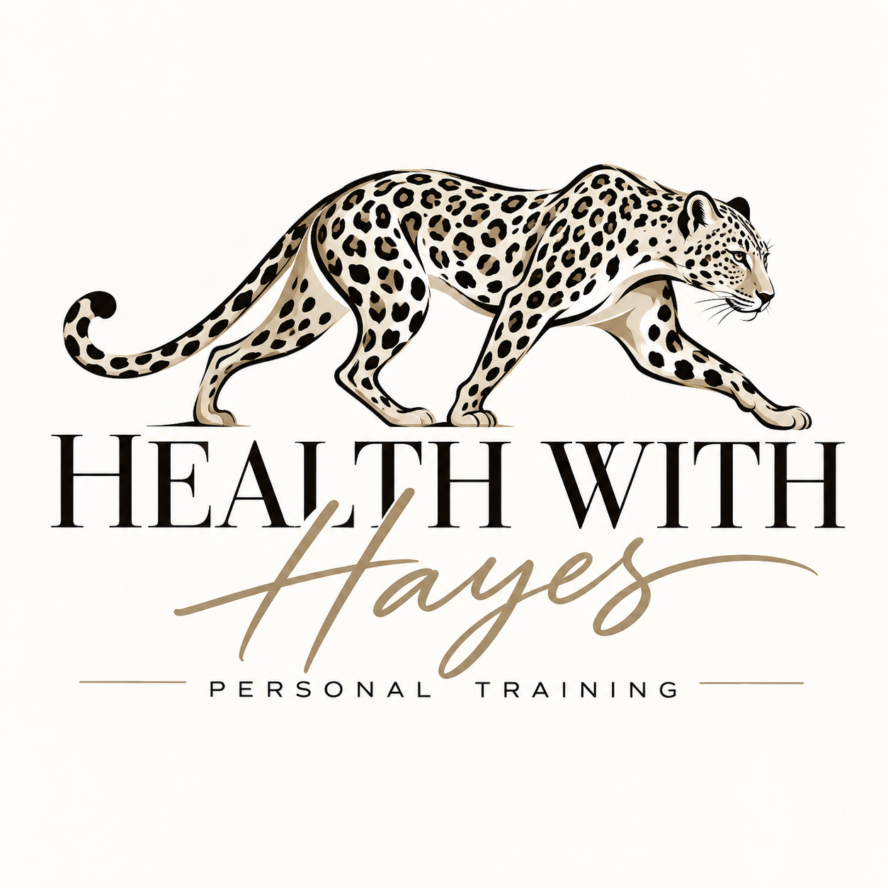 Health With Hayes Personal Training — leopard logo